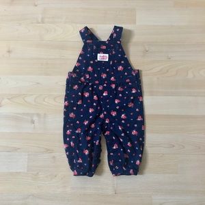 Carter’s denim flower overalls